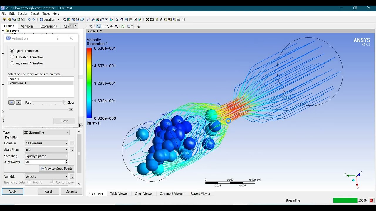 ANSYS FLUID FLUENT Tutorial 3- Flow through venturimeter. #ansys #ansysfluent #ansystutorial #cfd