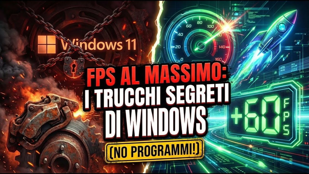 Windows TI FRENA! Disattiva SUBITO queste 5 Funzioni Inutili (FPS Boost)