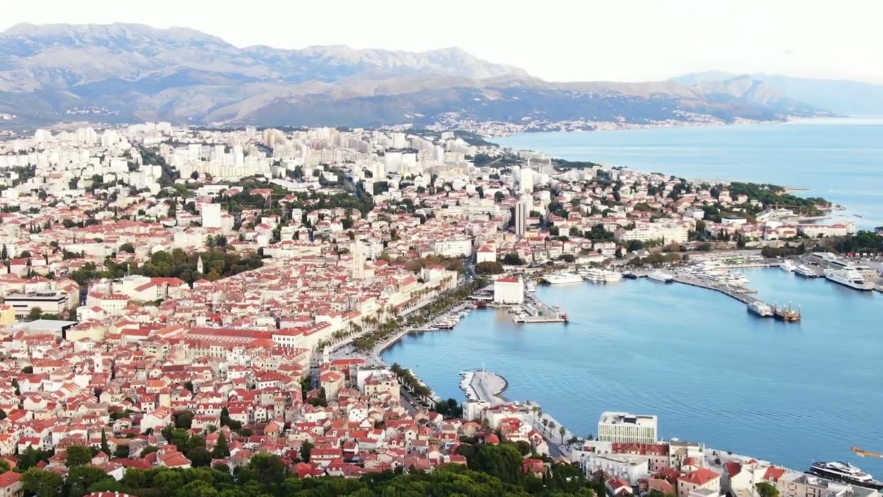 Split Croatia - Drone aerial video