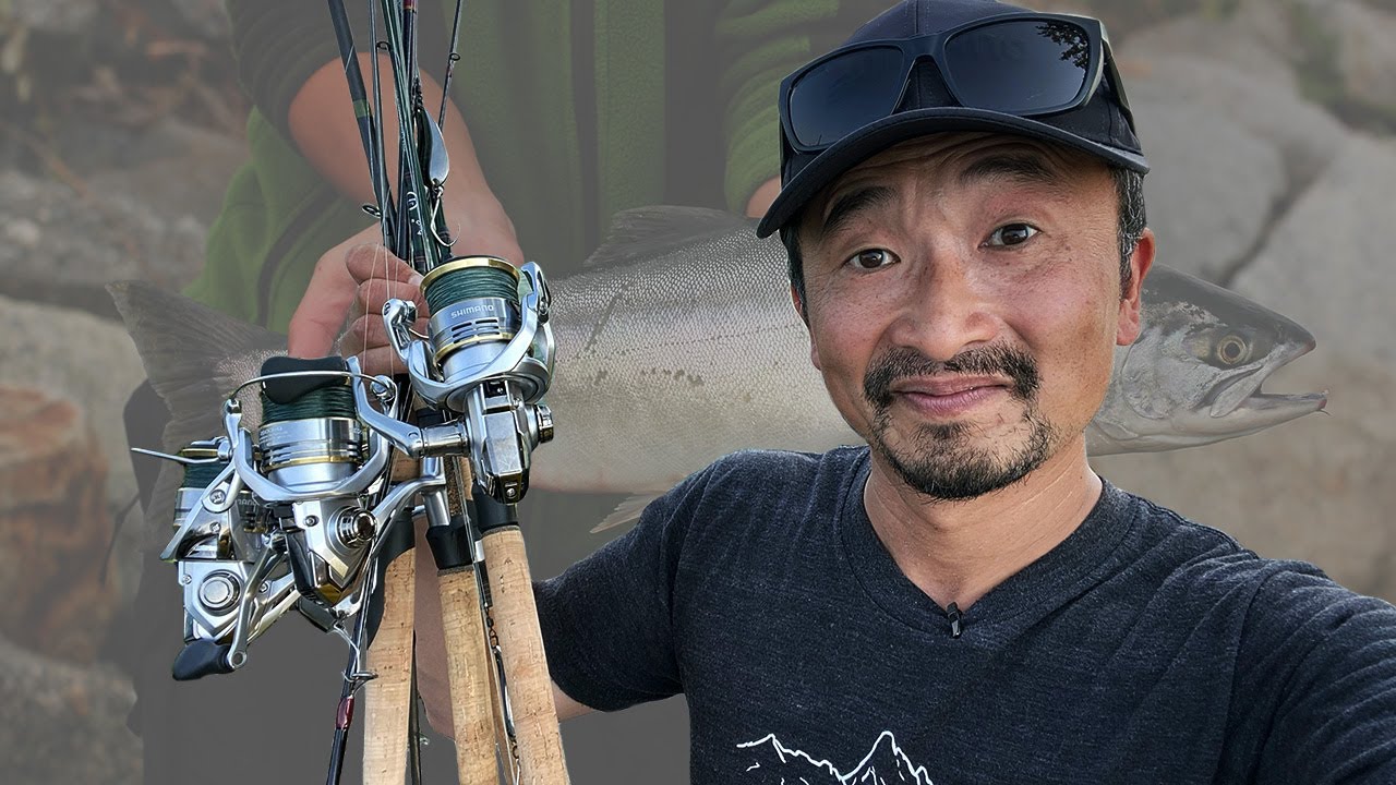 I attempt to catch pink salmon with all my spinning rods | Fishing with Rod