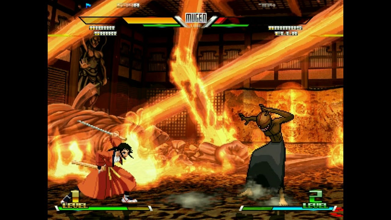 hibiki + shiki vs animus + ella mugen