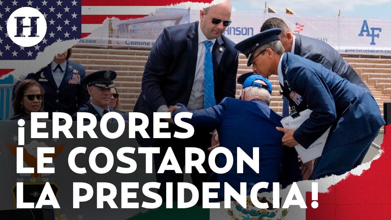 Renuncia de Joe Biden: Estos son los tropiezos que lo llevaron a dejar la carrera presidencial en EU