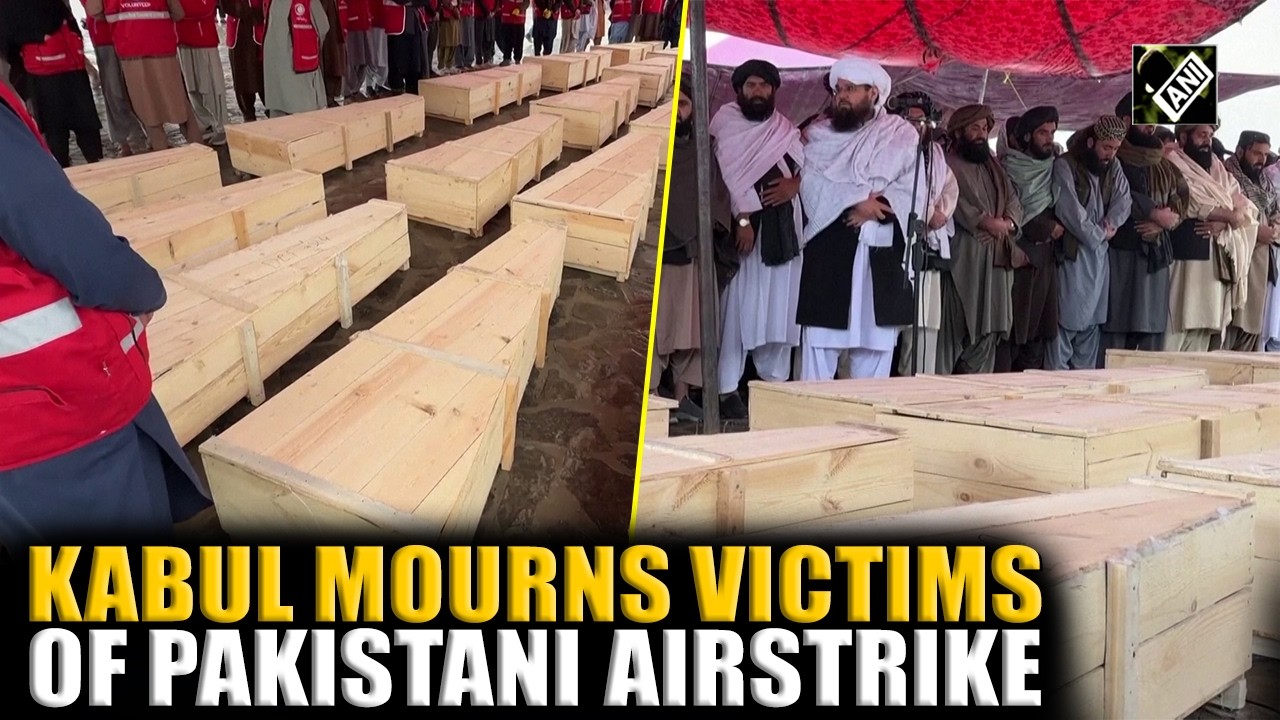 Kabul mourns victims of Pakistan’s deadly hospital airstrike in mass funeral