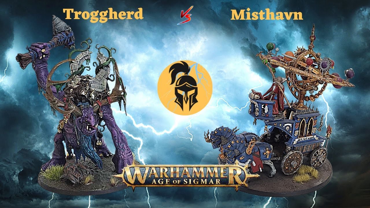 Age of Sigmar Battle Report: Trugg's Troggherd vs Cities of Sigmar: Misthavn!!!