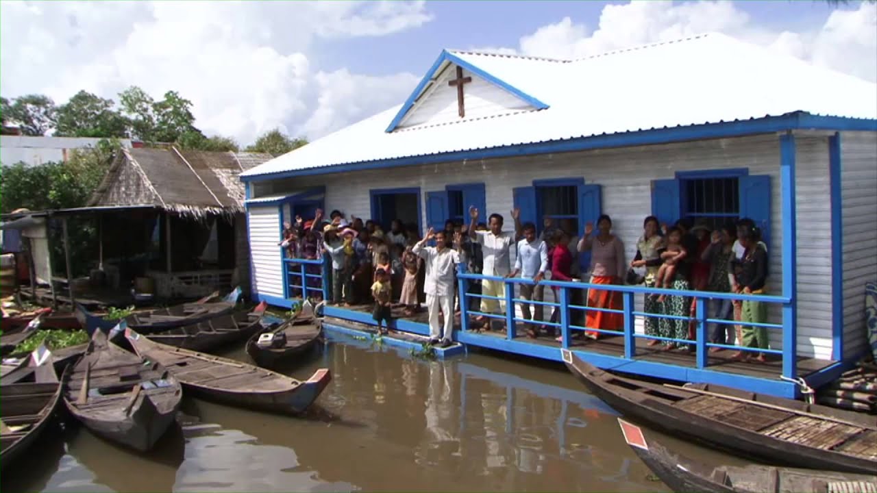 The Cambodian Christians who live on water but stand firm on the Bible