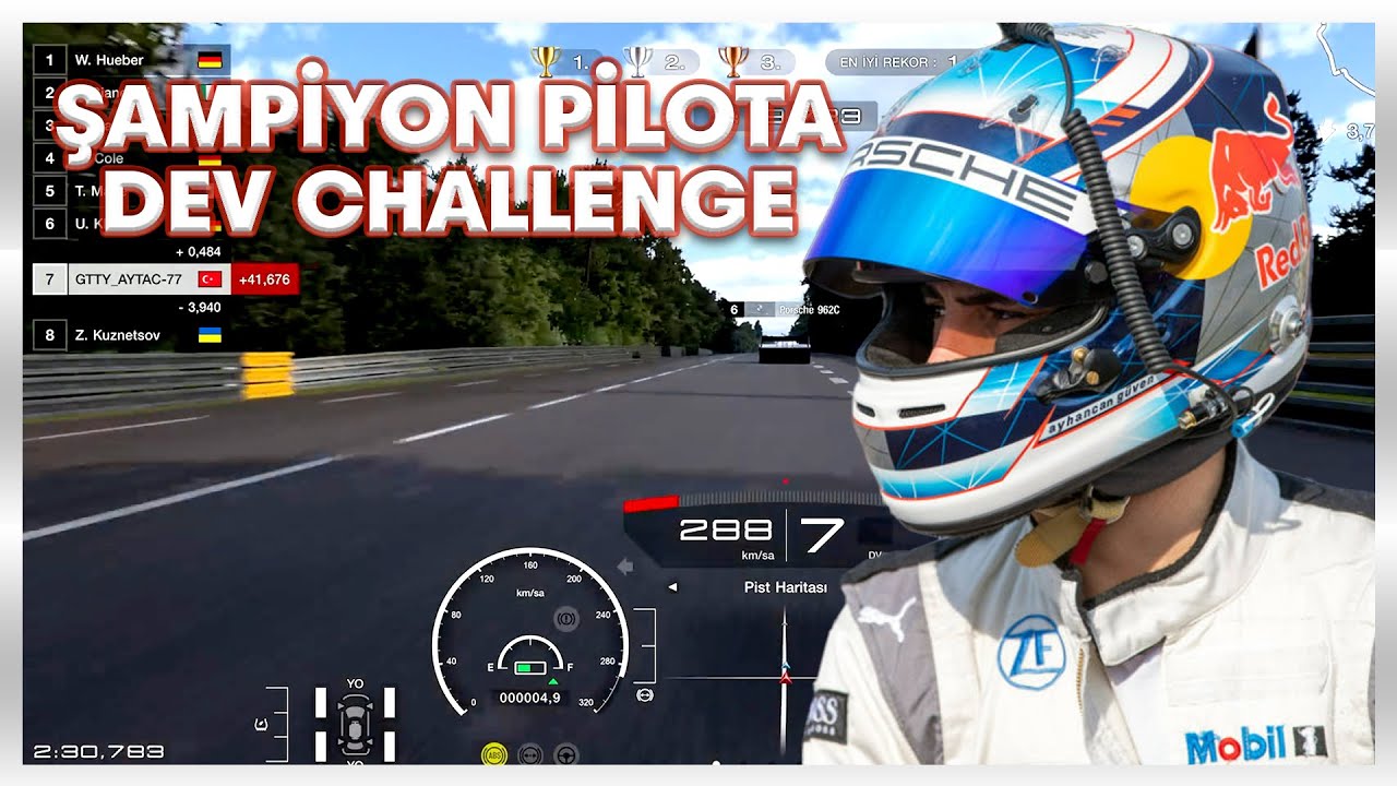 Profesyonel yarış pilotuna simülasyon oyununda dev challenge @ayhancanguven - Challengers