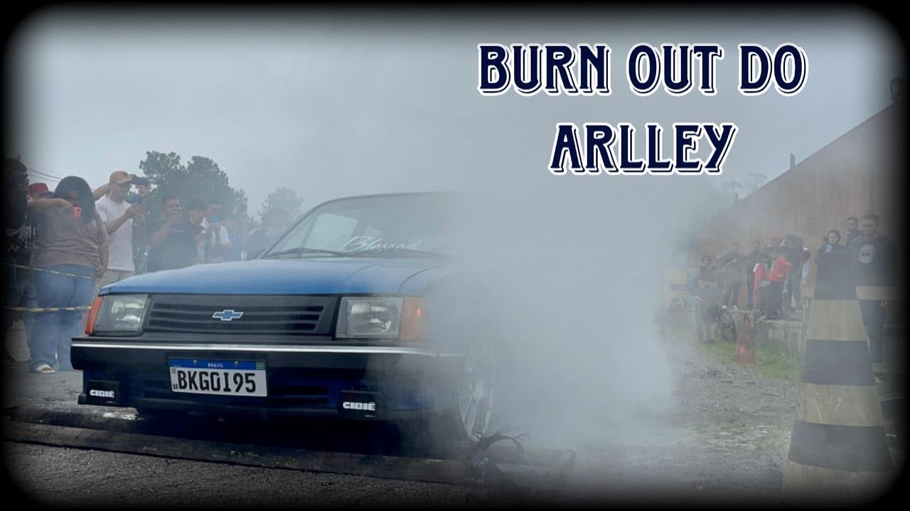 EVENTO DO ARLLEY BURNOUT, MUITO PNEU QUEIMADO, E FUMAÇA 