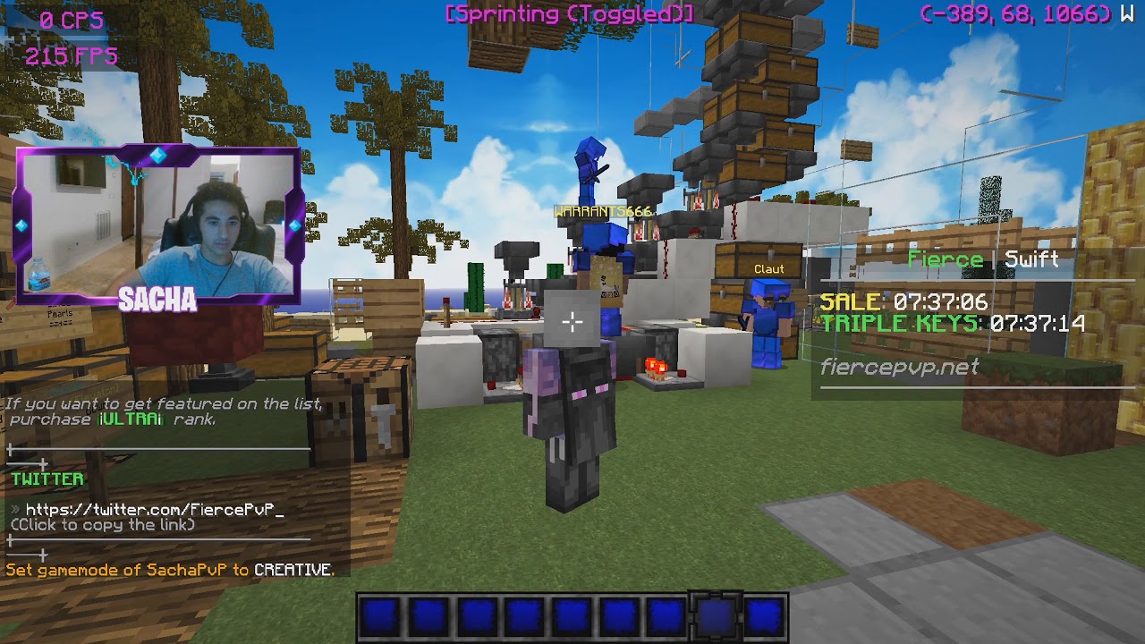 OWNER BREAKS EVERYONE's CHESTS *HE CRIES* - FiercePvP Owner Series #3 | Minecraft HCF