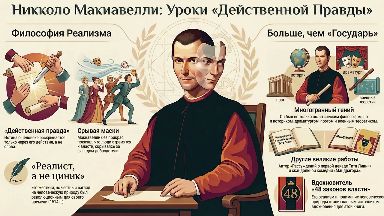 Ты обязан это знать! Макиавелли раскрывает настоящее лицо людей! #психология #саморазвитие #слушать