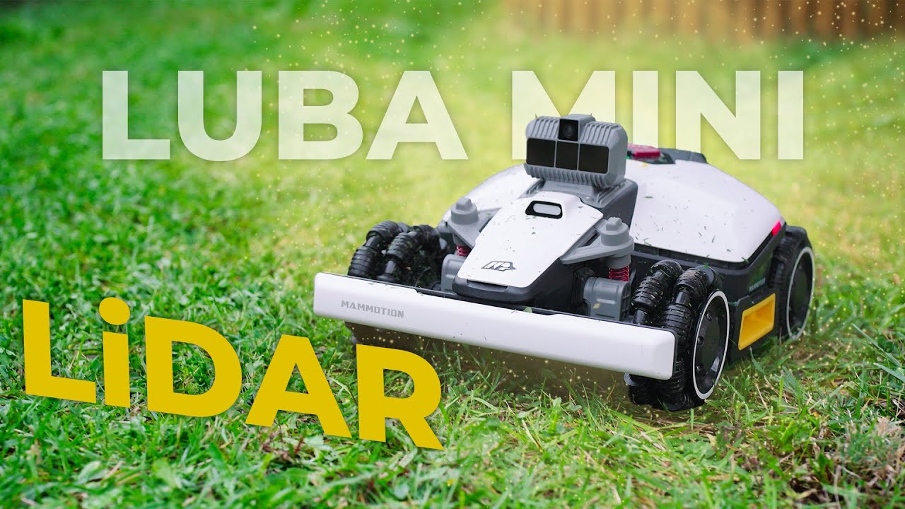 Le meilleur aspirateur robot tondeuse - Luba Mini Lidar AWD 1500