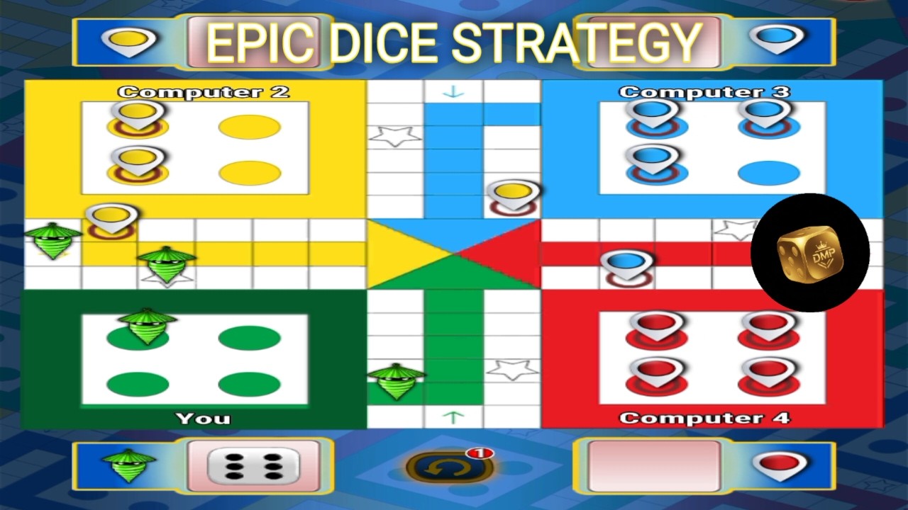 Ludo King 4 Player Mode | Epic Dice Strategy Showdown 