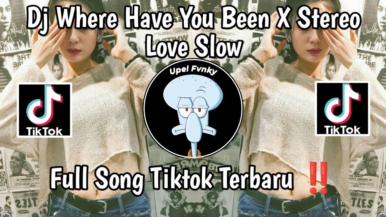 DJ WHERE HAVE YOU BEEN X STEREO LOVE SLOW FULL SONG TIKTOK TERBARU🔥