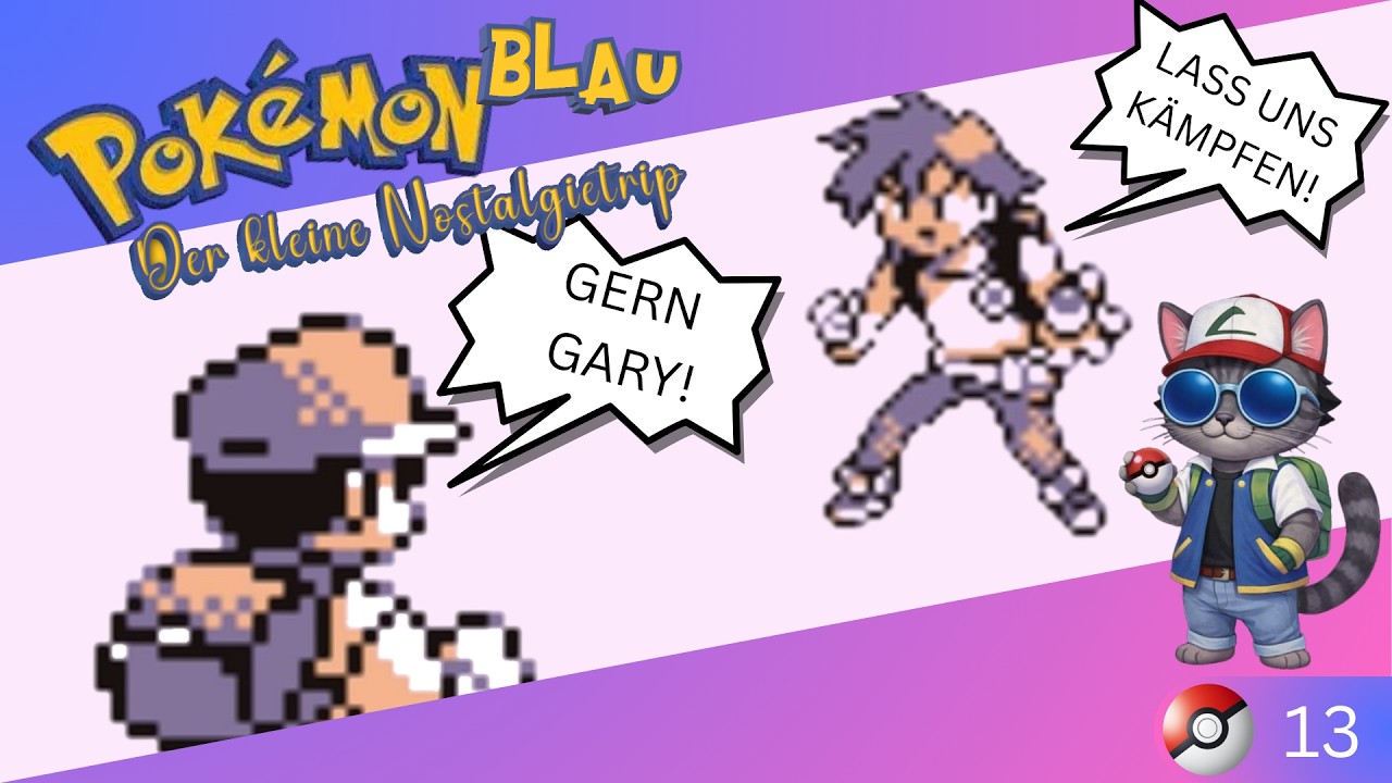Pokemon Blau | Folge 13 Wir treffen Gary auf der M.S. Anne.