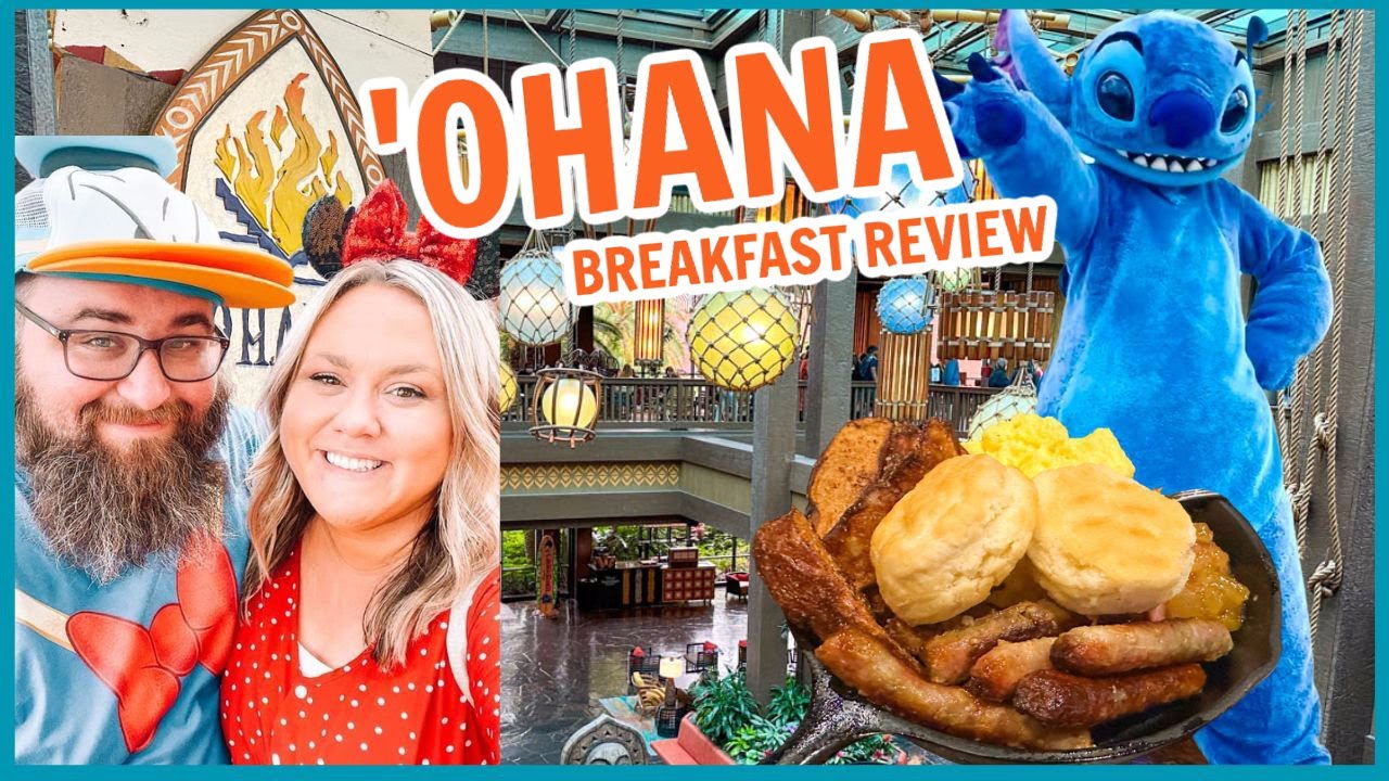 'Ohana Breakfast - Character Breakfast with Lilo, Stitch, Mickey and Pluto!!!