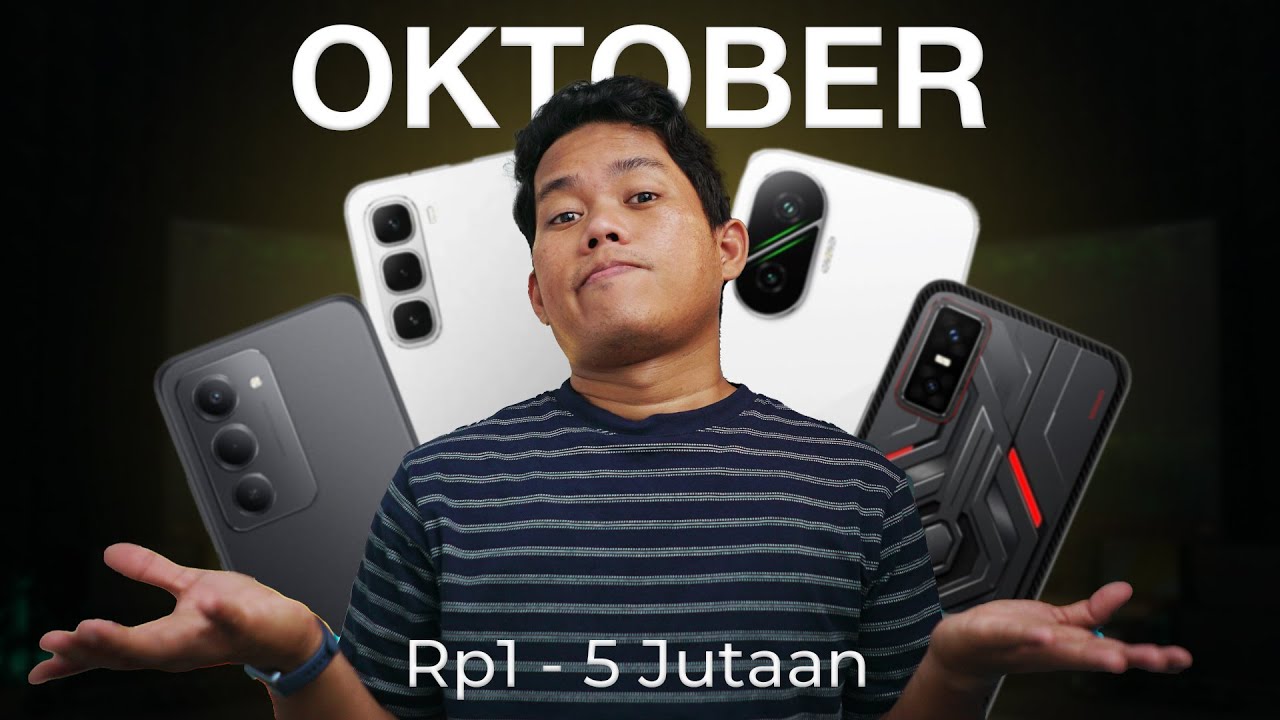 Rekomendasi hape TERBAIK Oktober Rp1-5 jutaan