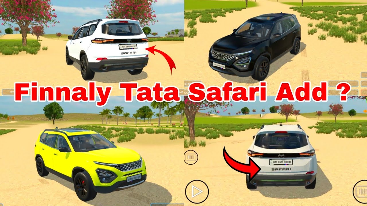FINNALY TATA SAFARI CAR KONSE MAP ME ADD HUYI HAI | INDIAN VEHICLES SIMULATOR 3D | NEW UPDATE 2025