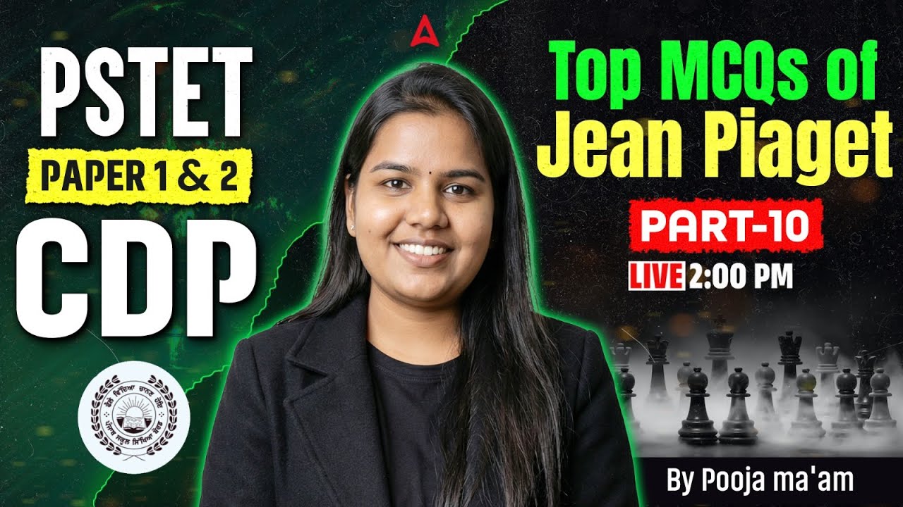 PSTET Exam Preparation 2026 | CDP Paper 1 & 2 Questions | PSTET CDP Class | By Pooja Ma'am #10
