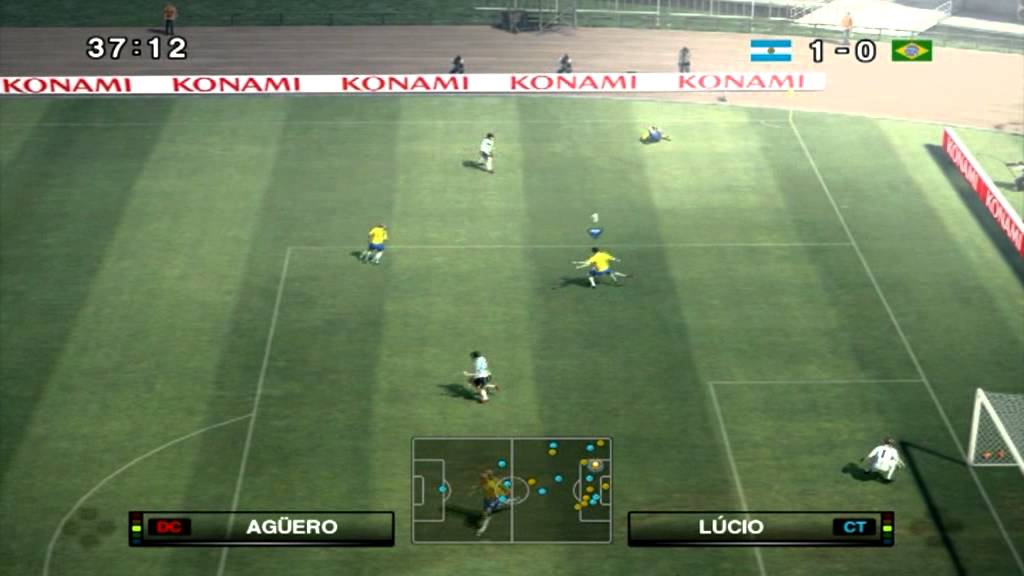PES 2010 Argentina vs Brazil