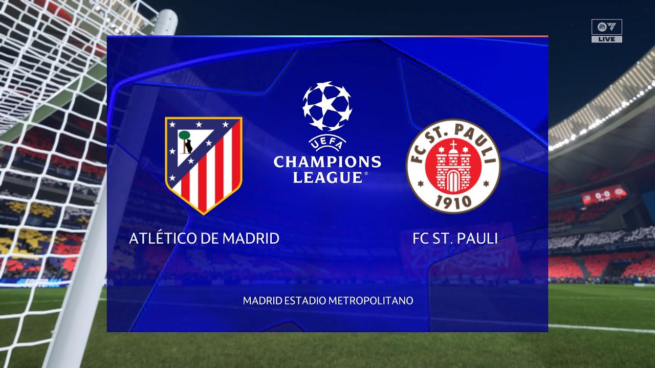 FC 26 | Career | Season 2026-27 | UEFA Champions League | Atletico de Madrid v FC St. Pauli