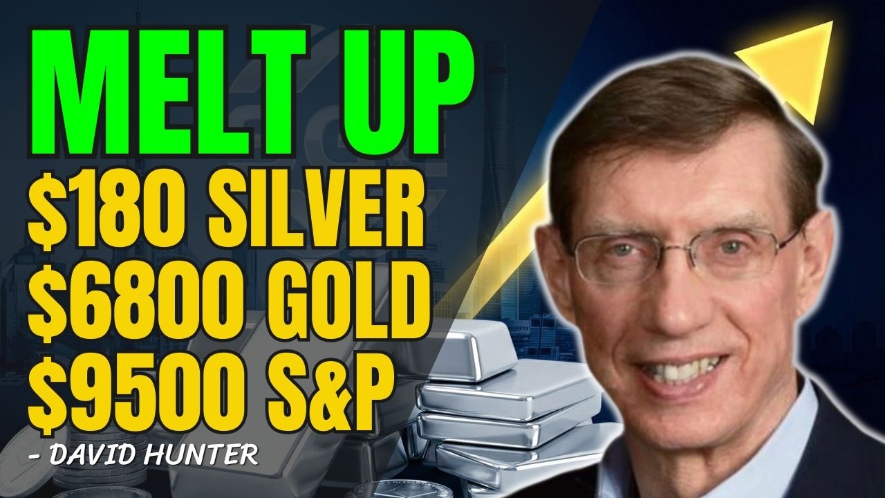 💰 SILVER BOOM! Parabolic Melt Up Rally Leading to $180 Silver & $6800 Gold | David Hunter Silver