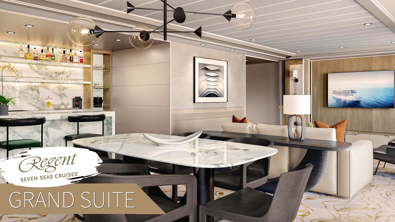 Regent Seven Seas Grandeur | Grand Suite Full Walkthrough Tour & Review | 4K