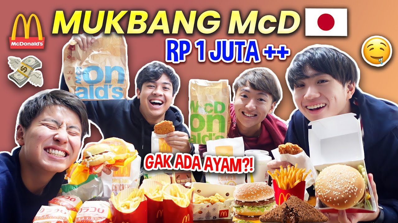 MUKBANG MCD JEPANG RP 1 JUTA, DAPET APA AJA YA!? GAK ADA FRIED CHICKEN!? | BACK TO JAPAN