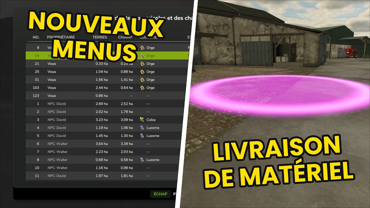 10 mods à avoir sur Farming Simulator 25
