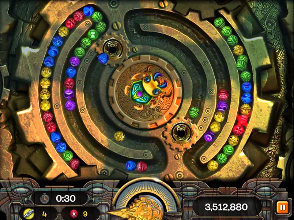 Zuma Blitz Kroakatoa - Clockwork Board (14.8 million, Spirit Beetle)