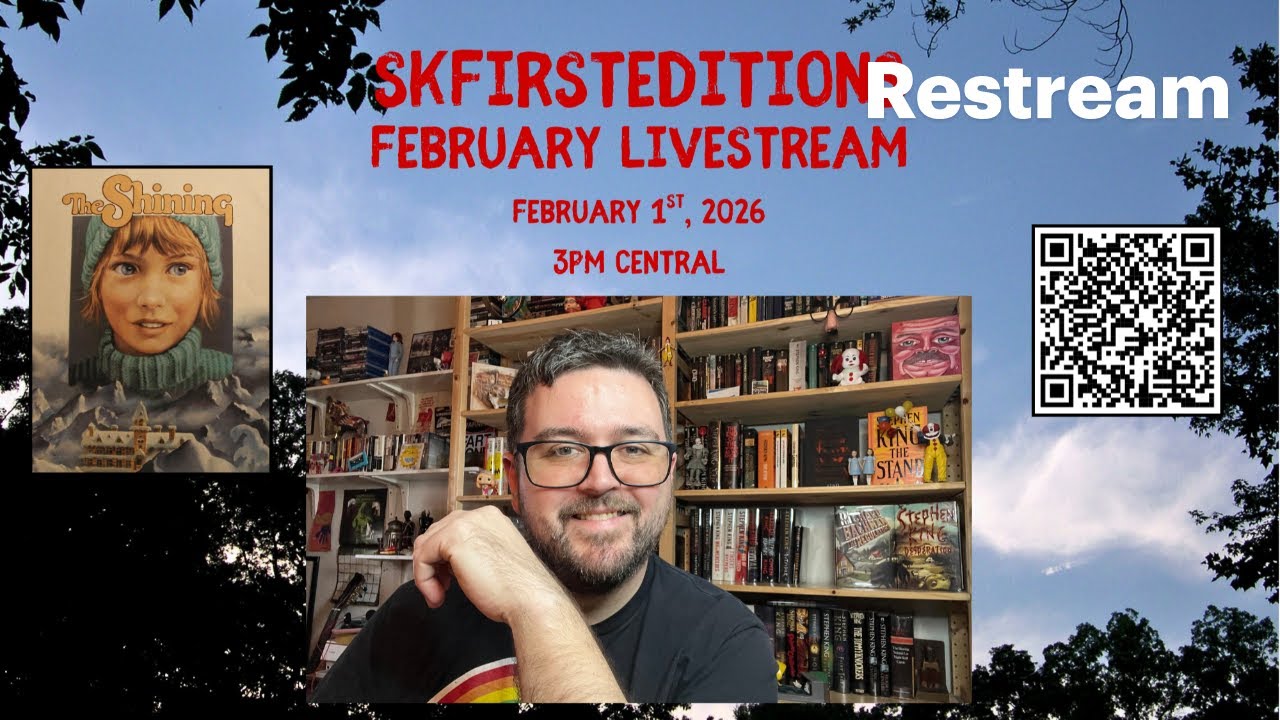 February Live Stream With SKFirstEditions - The Shining, Collecting, New and Noteworthy