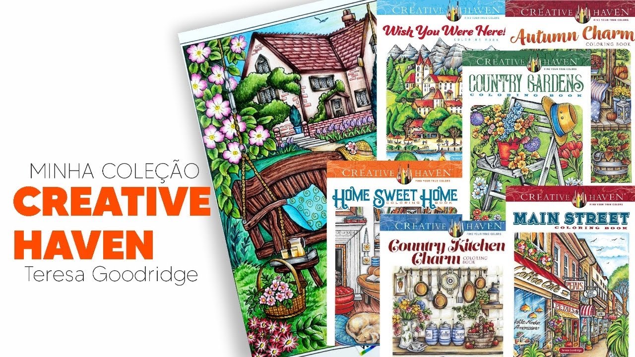 Minha coleção e TODOS os Meus coloridos nos livros da Teresa Goodridge