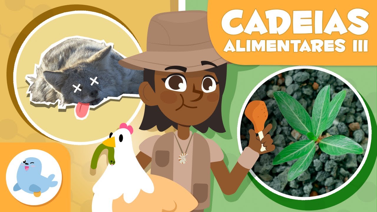 CADEIAS ALIMENTARES para crian&ccedil;as 🍃 Verdes e marrons 💩 Epis&oacute;dio 3