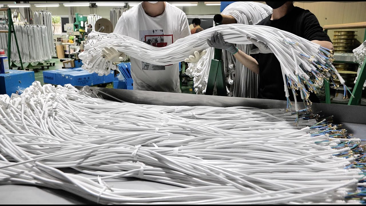 Интересный процесс массового производства Power Strip.