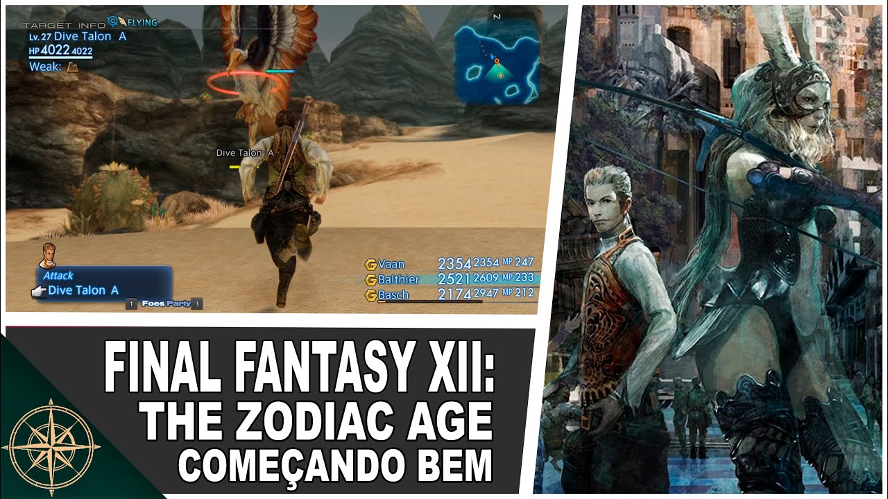 Como Começar Bem Final Fantasy XII: The Zodiac Age - Dicas Parte 1 (Melhores Armas e Up Rápido)