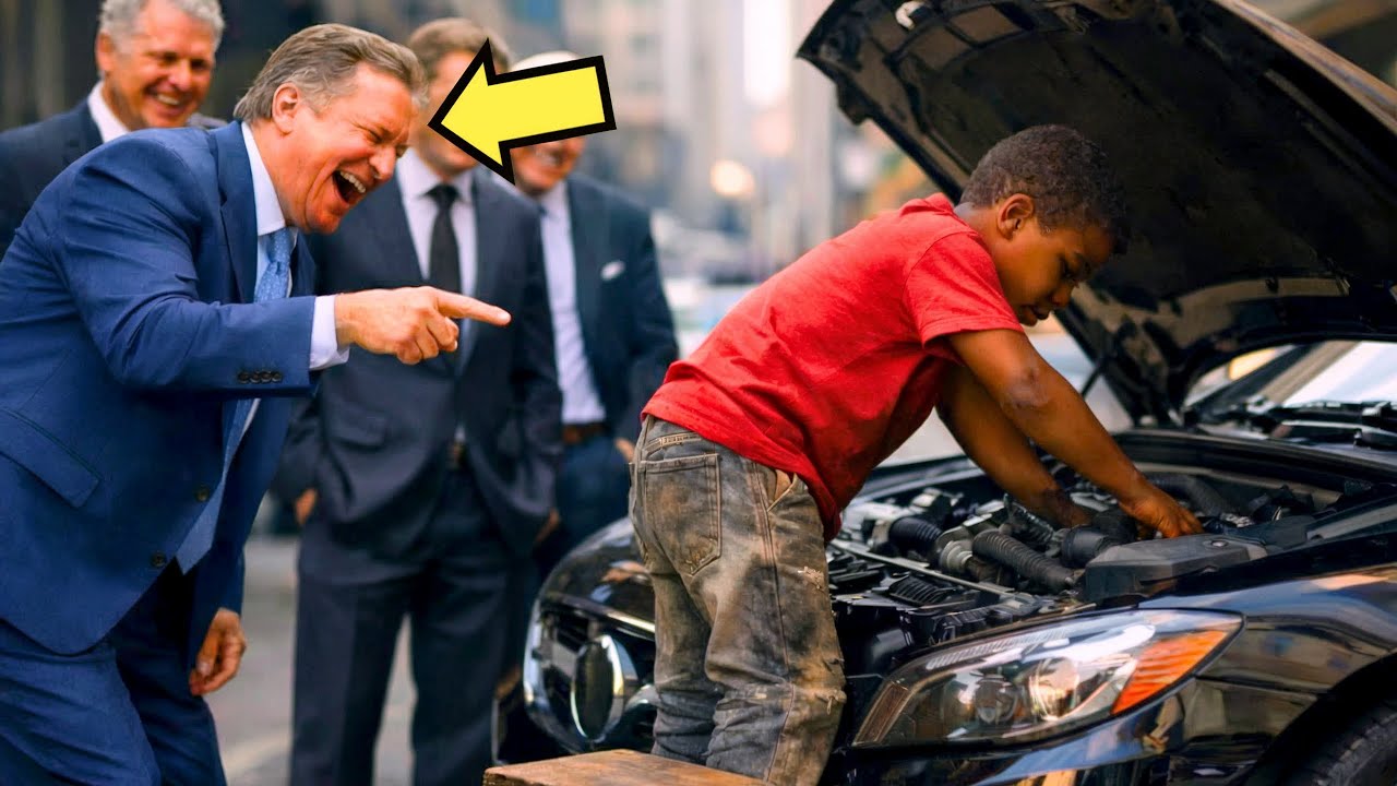 ICH REPARIERE DAS LEICHT SAGTE DER ARME JUNGE… DER REICHE LACHTE ABER BEREUTE ES BITTER