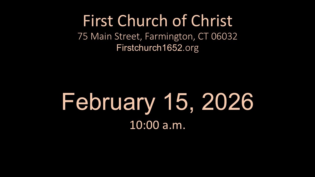 Sunday Worship Service: 2-15-2026