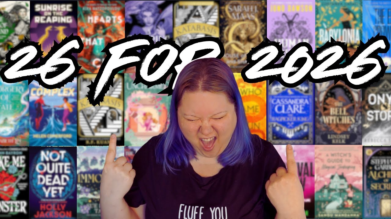 The 26 Books I HAVE To Finish This Year (but it's ok if I don't) 📚