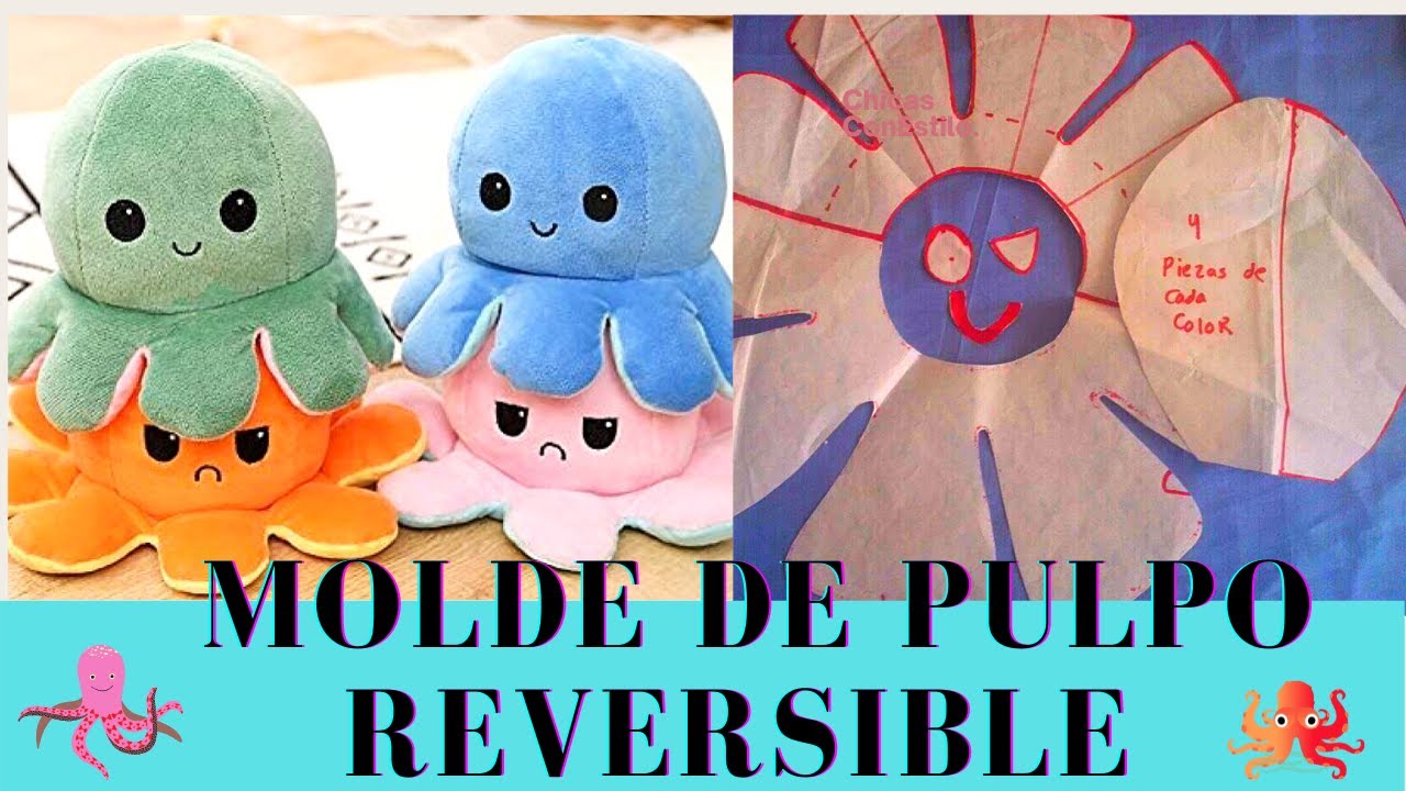 COMO HACER EL MOLDE DEL PULPO REVERSIBLE