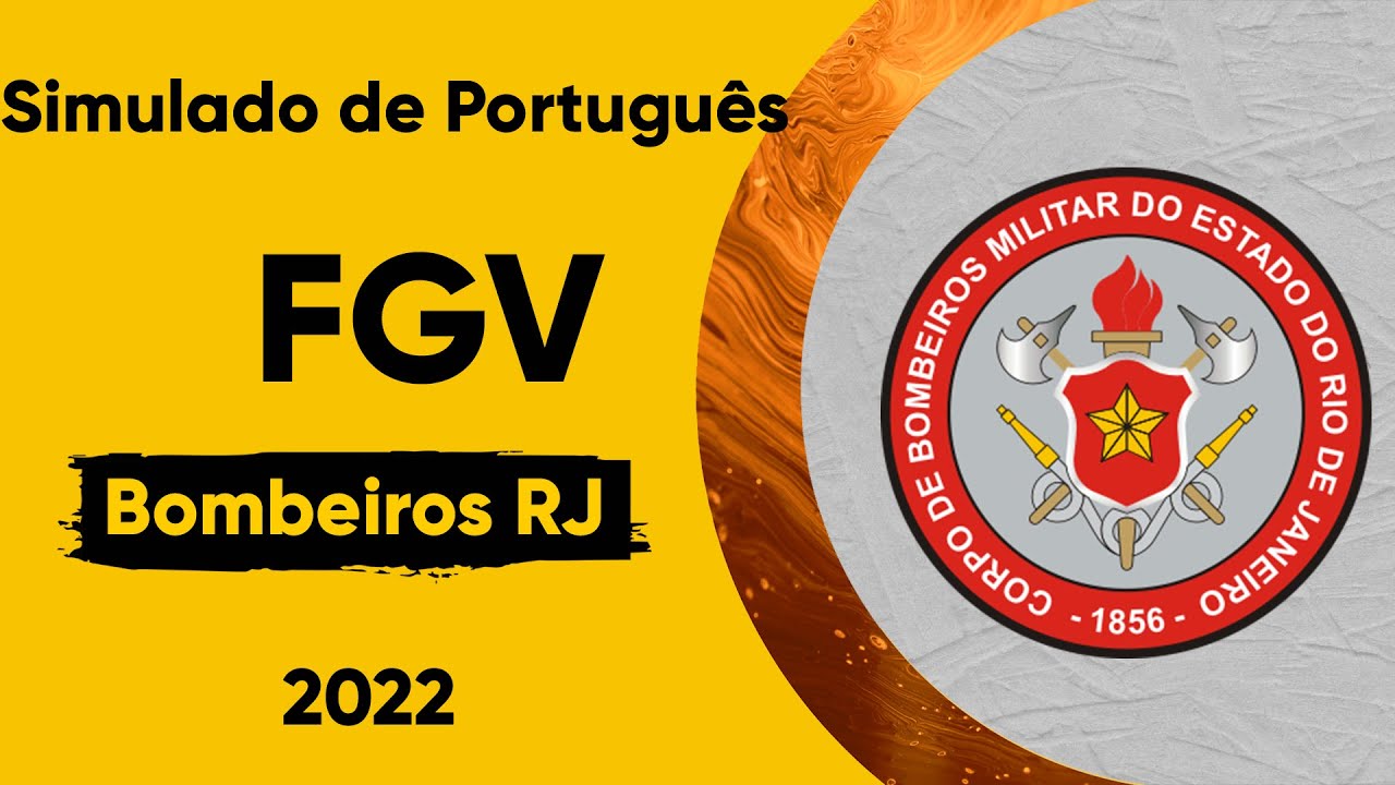 SIMULADO DE PORTUGUÊS - BOMBEIROS/RJ -