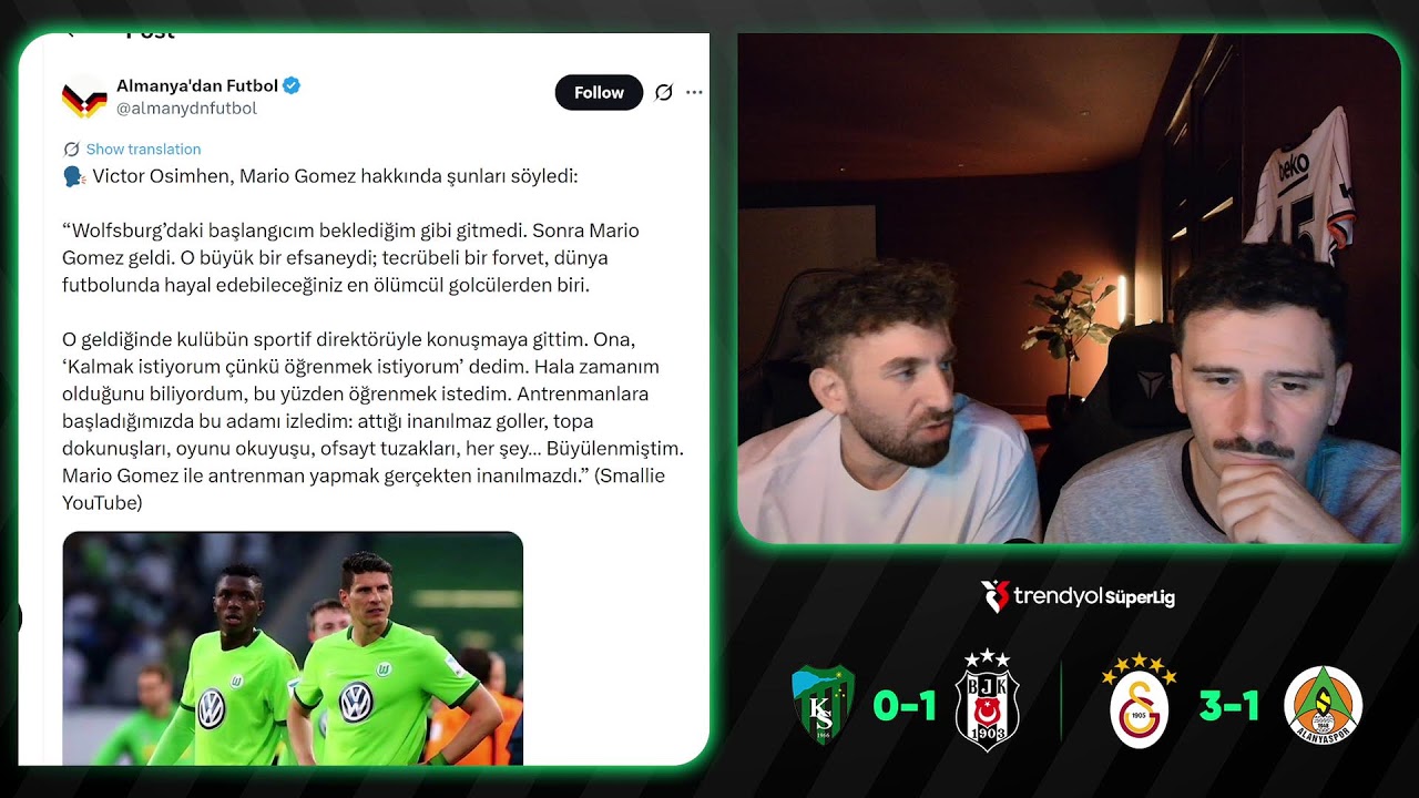 CANLI | Galatasaray - Alanyaspor ve Kocaelispor - Beşiktaş | Oğuzhan Özyakup & Metecan Kanbur
