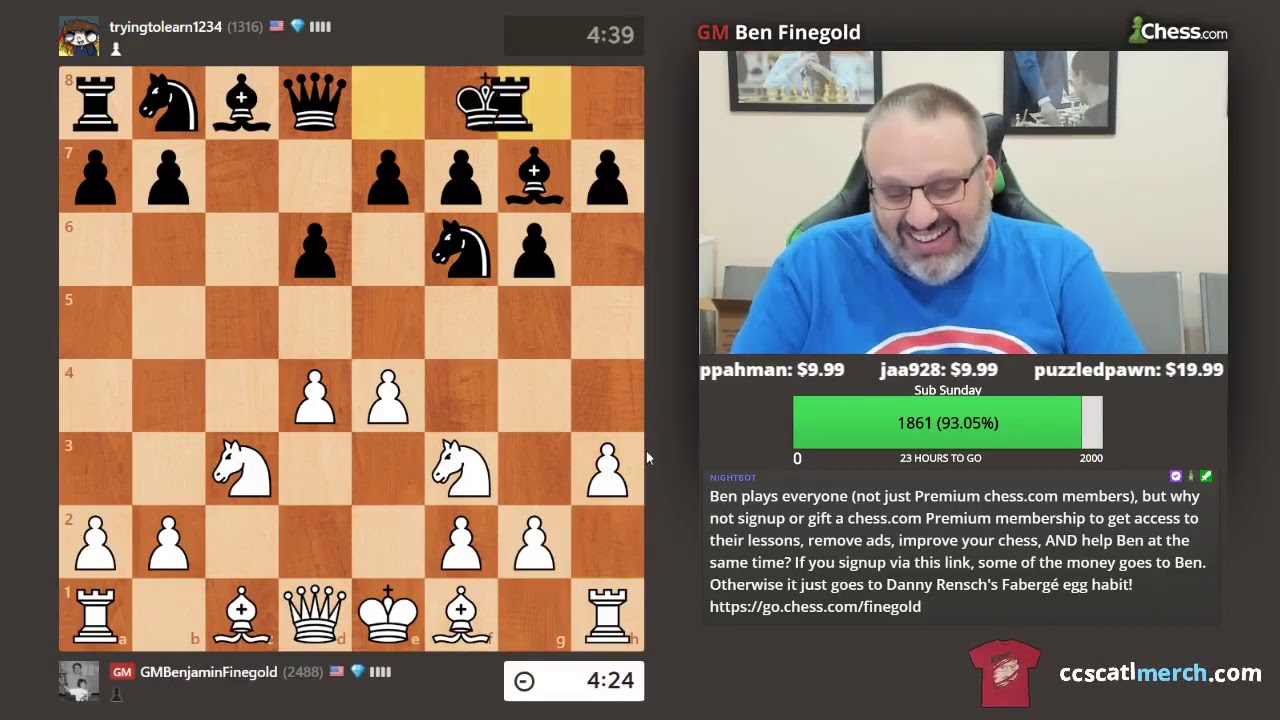 Sub Sunday - Challenge Ben at 5 0 unrated - 8-2-2020