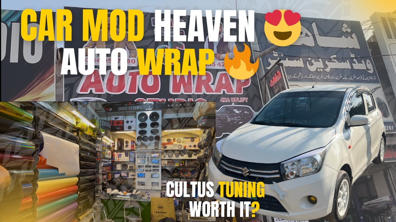 Car Modification Heaven 😍 | Auto Wrap Visit | Cultus Tuning Done 🔧
