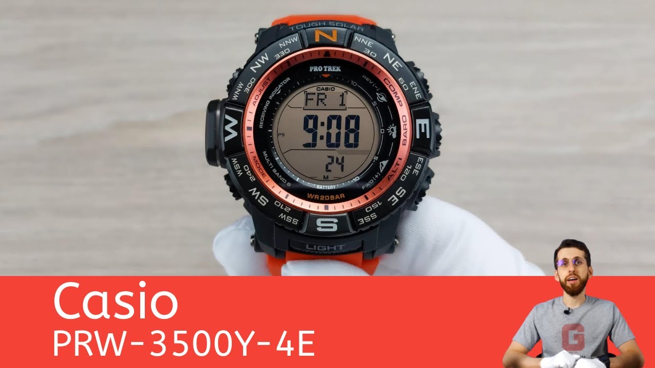 1000 часов экстрима и туризма / Casio PRW-3500Y-4E