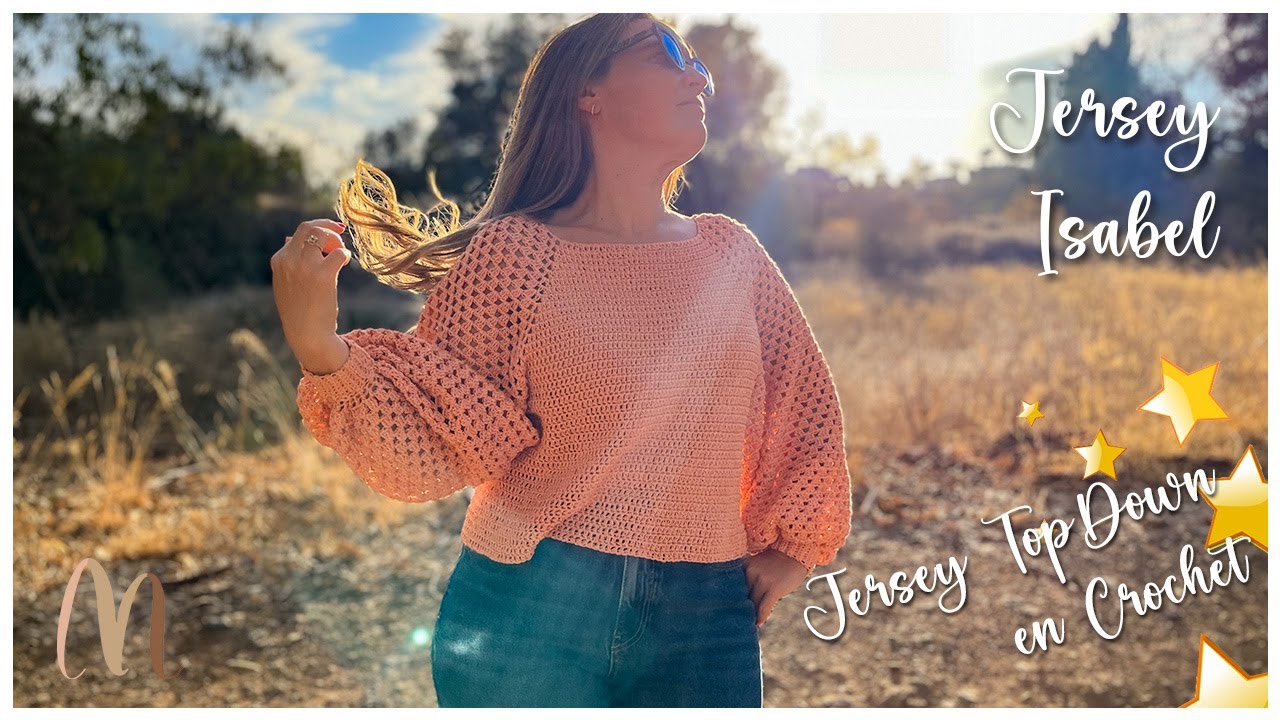 Cómo Tejer un Jersey en una sola pieza sin costuras - Guía Paso a Paso - Tutorial Crochet Fácil