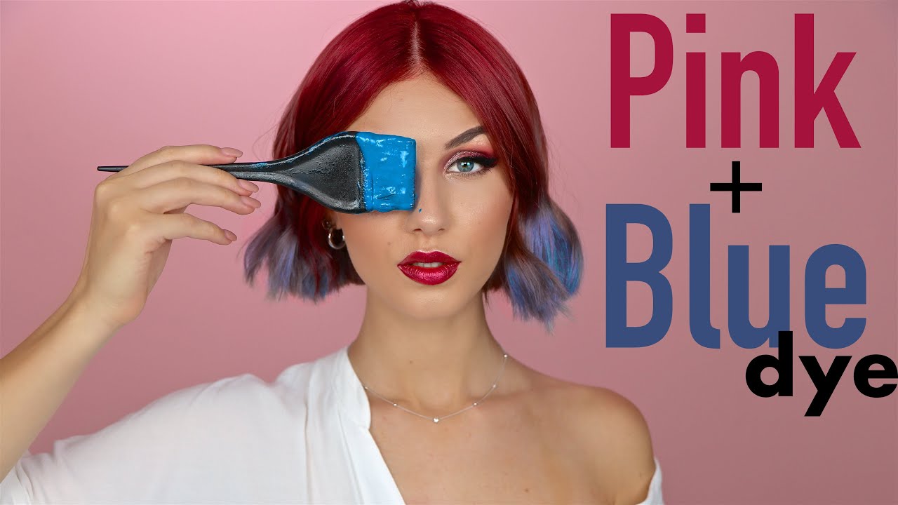Dyeing my hair Pink and Blue