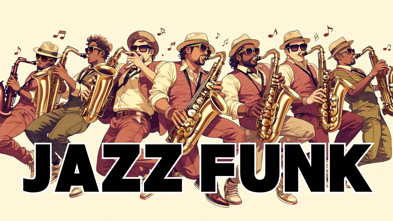 Jazz Funk / Saxophone / Groove 061 / music / work / study /【Playlist】