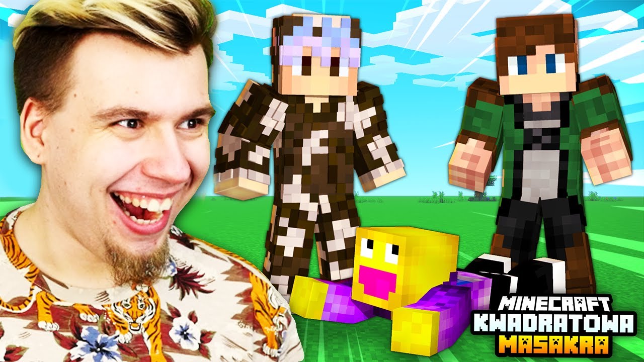 NAKLEPALIŚMY SKKF Z EWRONEM!!! (Minecraft Kwadratowa Masakra)