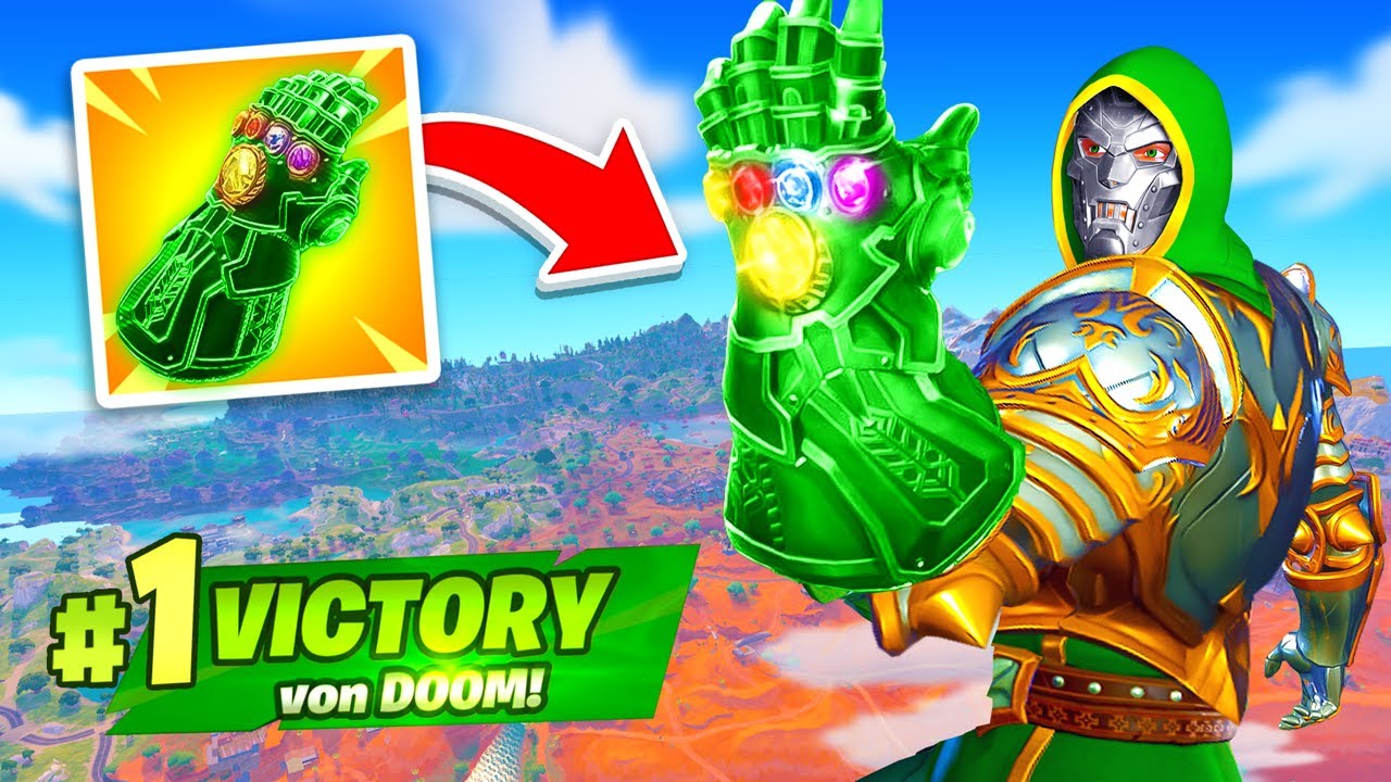*NEU* DR. DOOM INFINITY HANDSCHUH 2.0 GAMEPLAY In Fortnite Battle Royale!