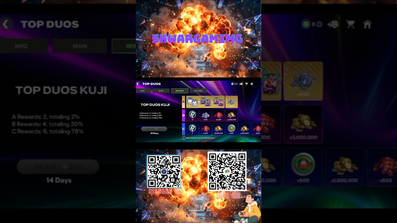 FC Mobile TOP DUOS EVENT Full Explain! Free Rewards & New Cards | Hindi