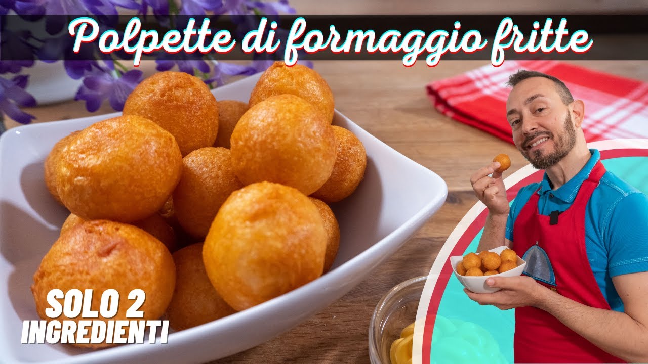 Polpette di formaggio fritte - Con soli due ingredienti