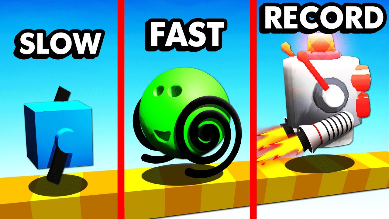 Drawing SLOWEST vs FASTEST CLIMBER